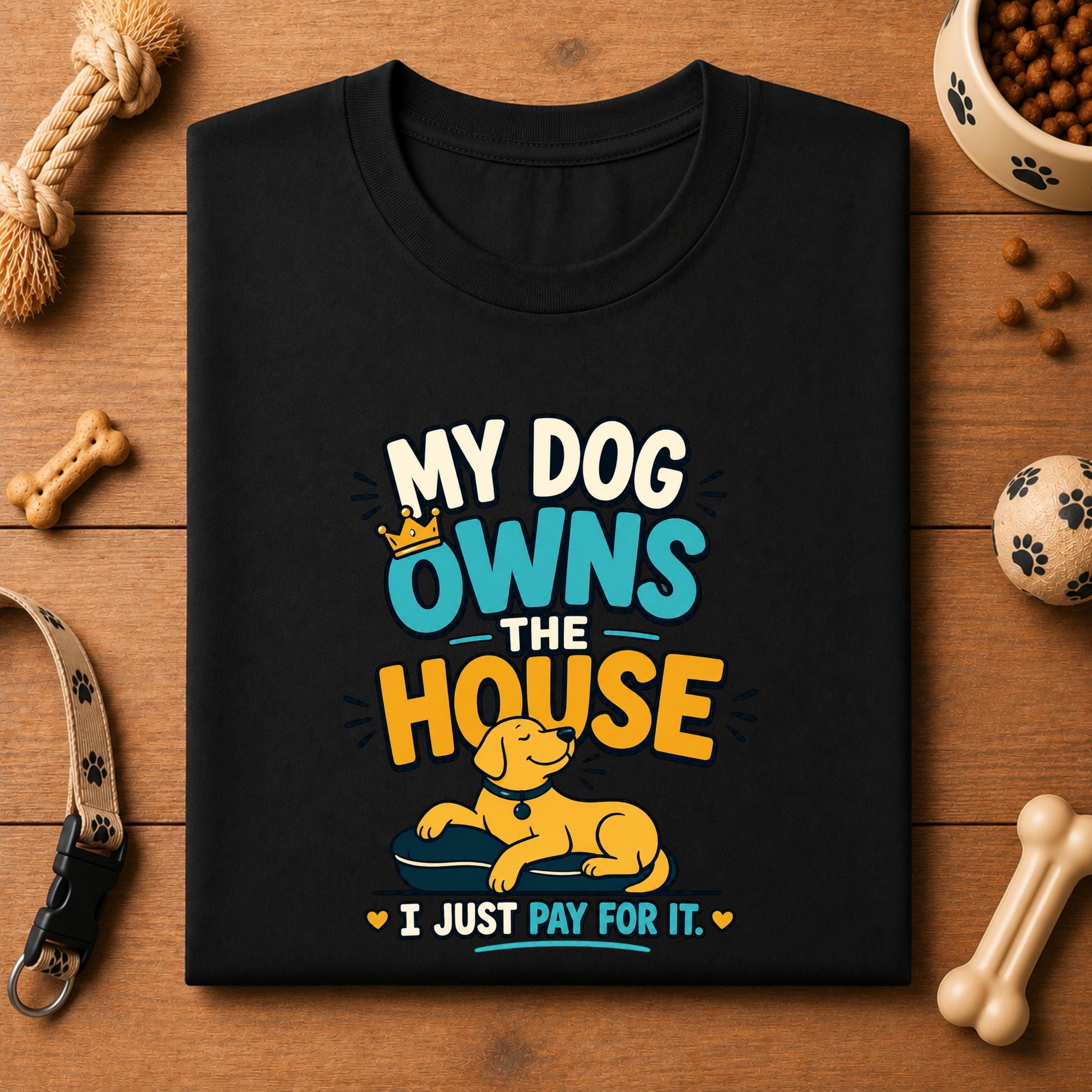 My Dog Owns The House | Unisex T-Shirt