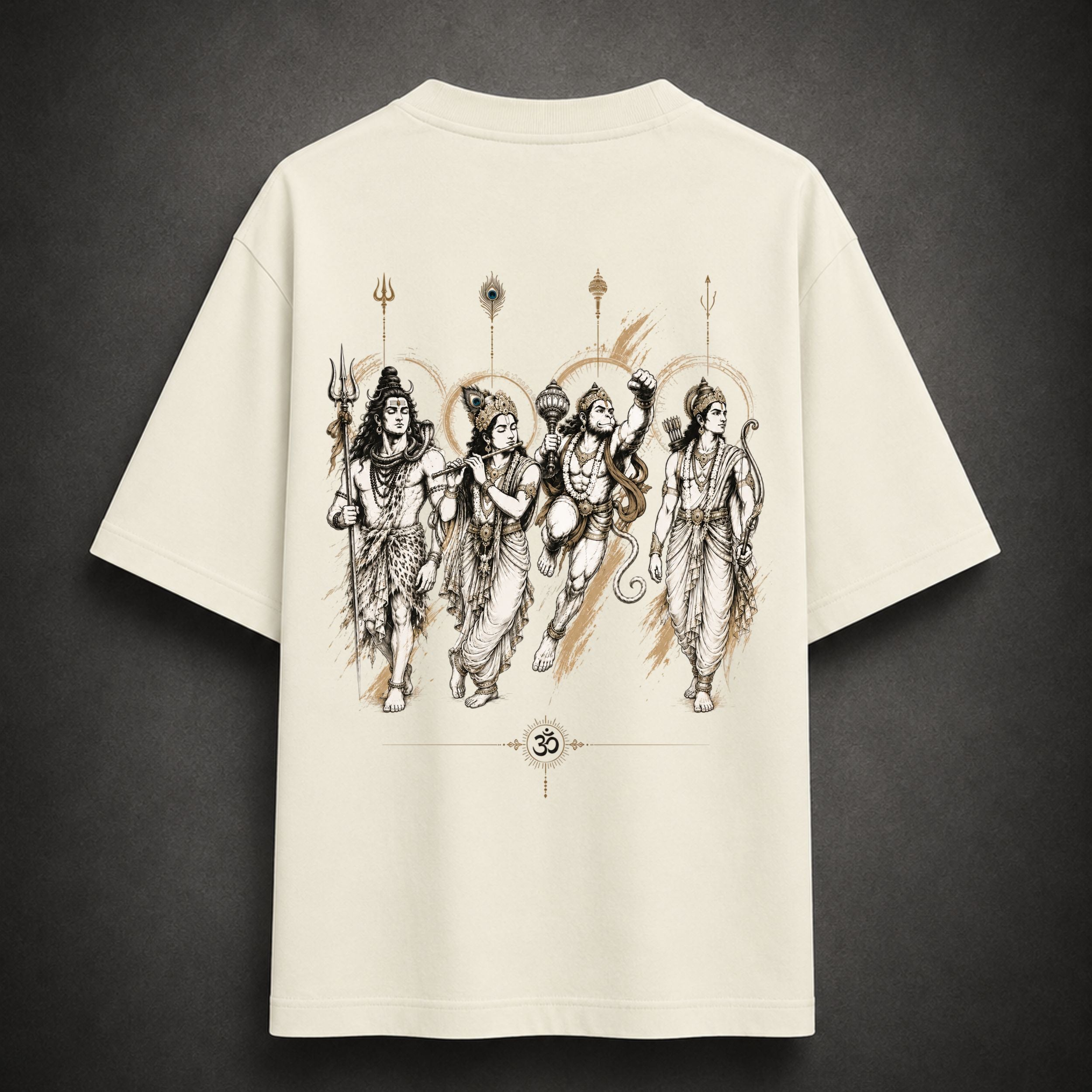 Four Divine Forms | Oversized T-Shirt