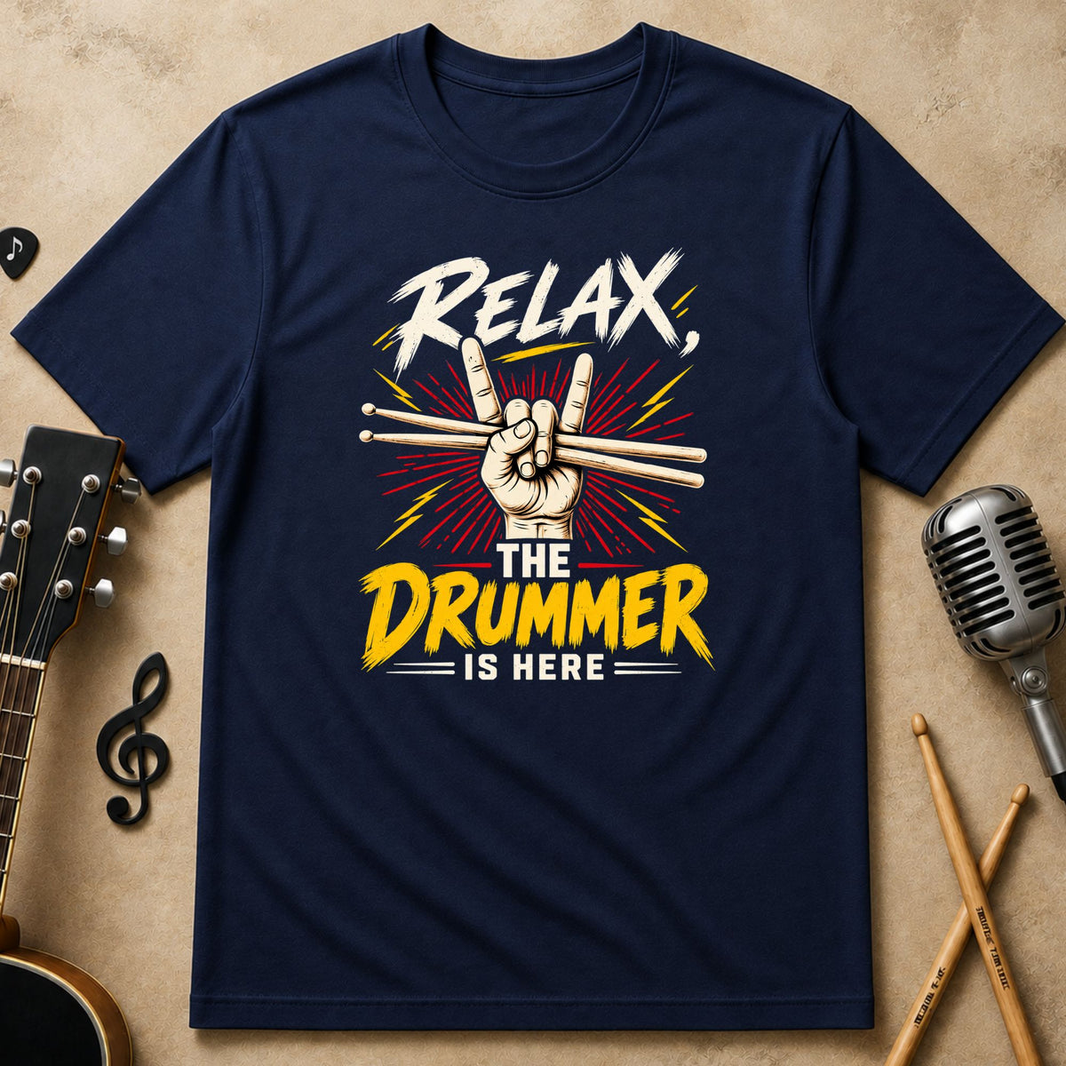 Relax, The Drummer Is Here | Unisex T-Shirt