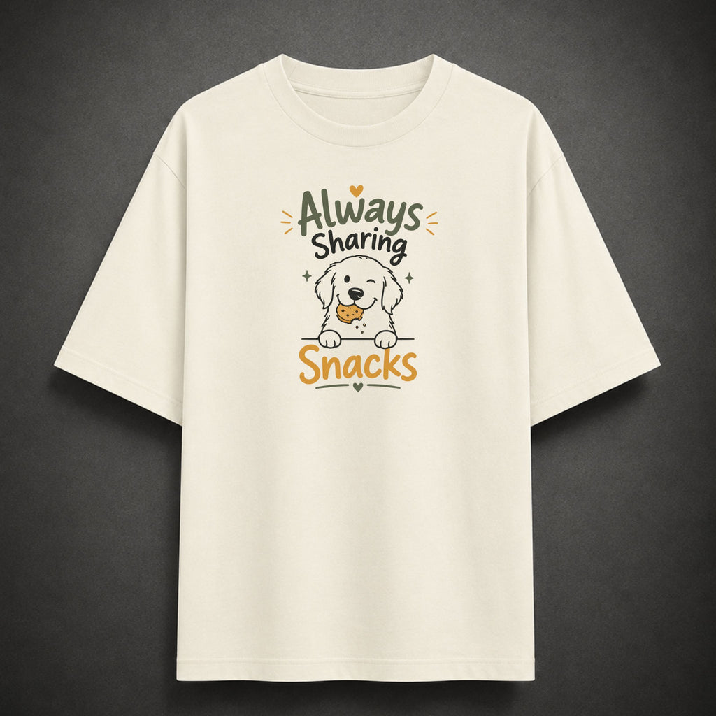 Always Sharing Snacks Oversized T-Shirt