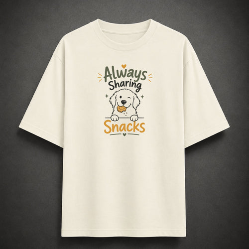 Always Sharing Snacks Oversized T-Shirt