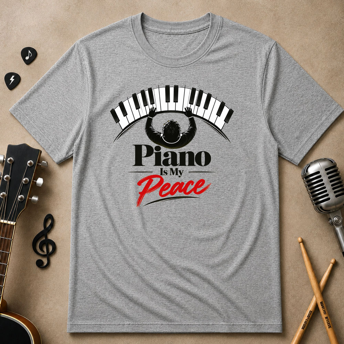 Piano Is My Peace | Unisex T-Shirt