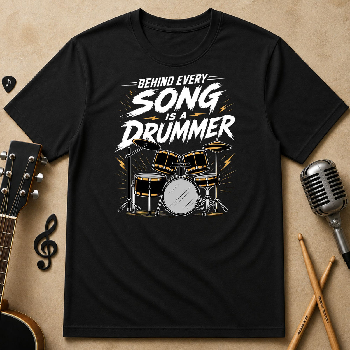 Behind Every Song Is a Drummer T-Shirt