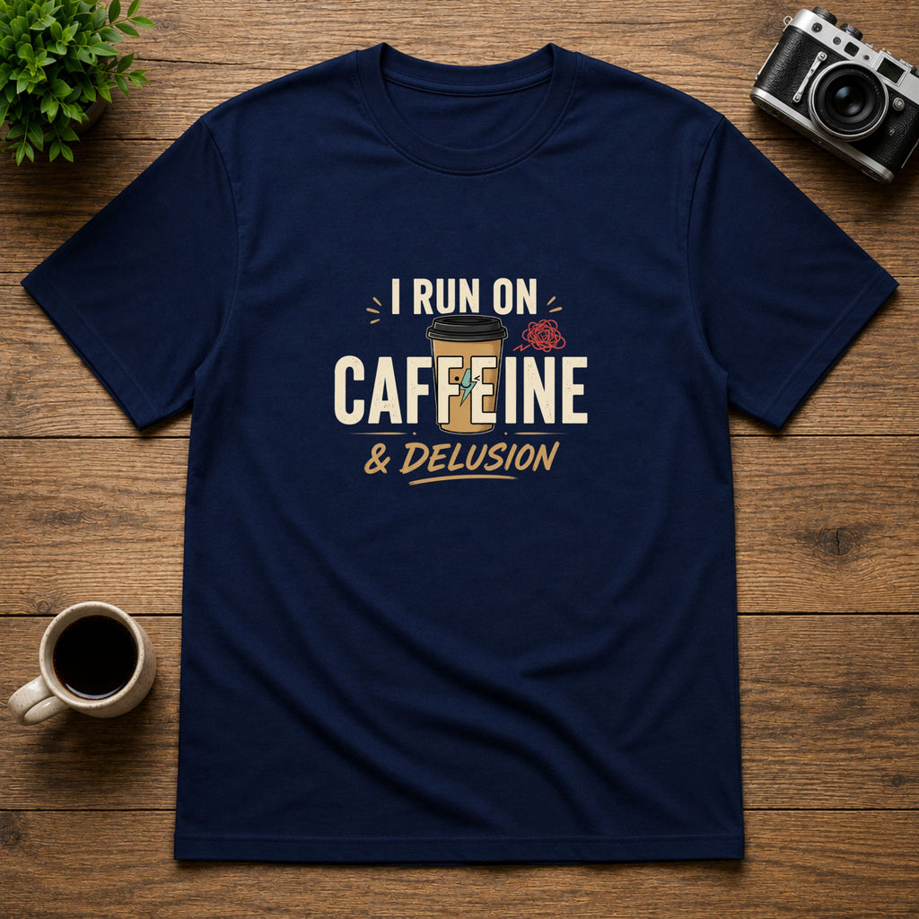 I Run On Caffeine & Delusion | Unisex Tee