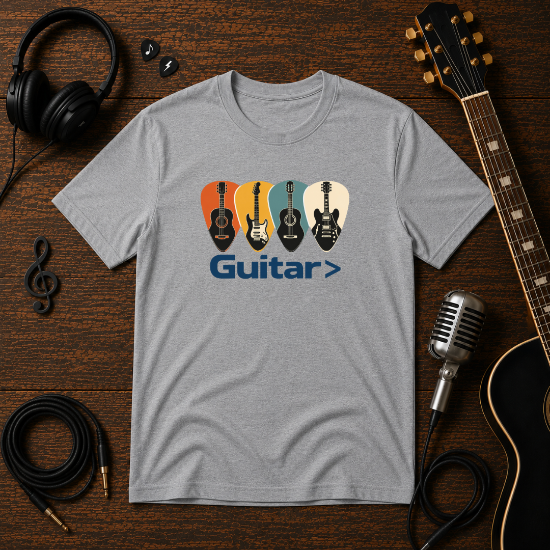 Guitar Picks Unisex Tee