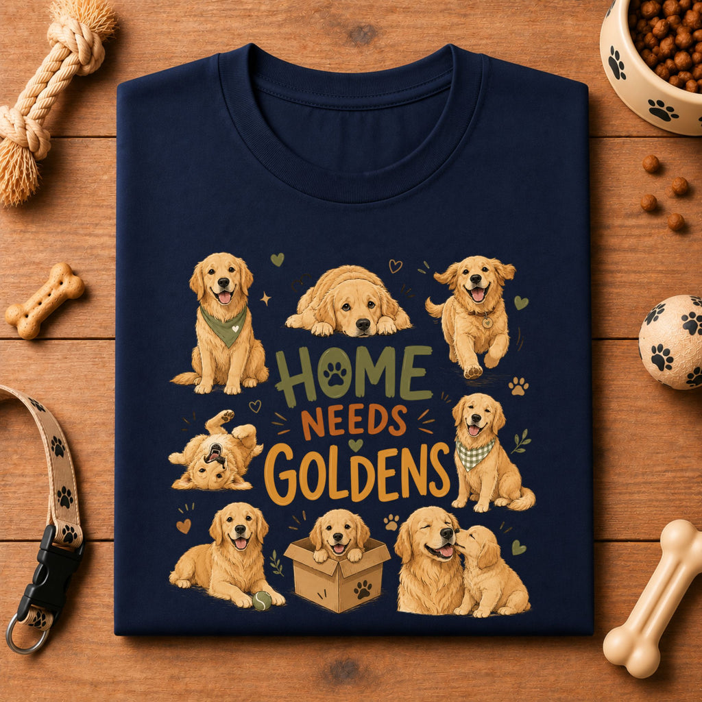 Home Needs Goldens Unisex T-Shirt