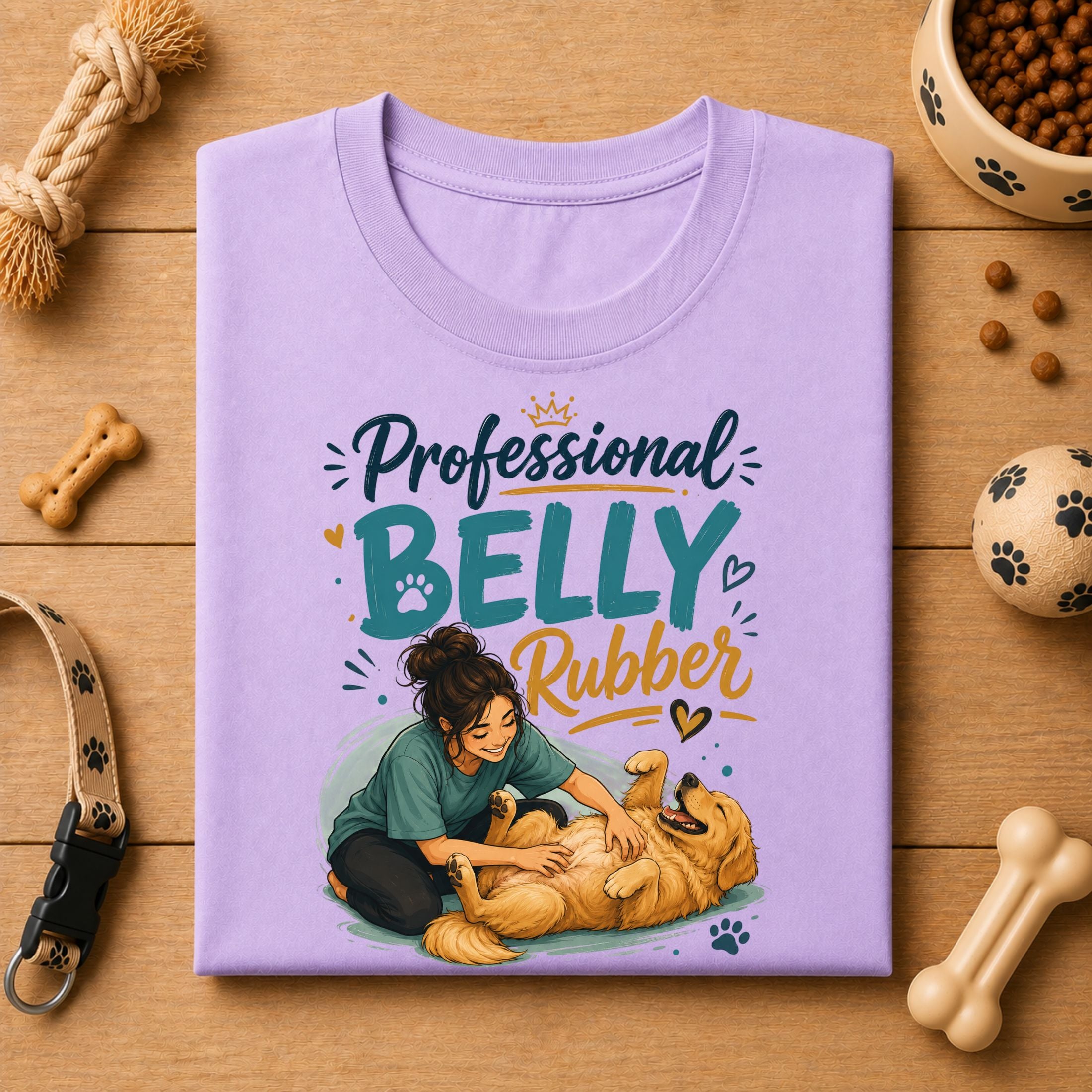 Professional Belly Rubber | Dog Lover Unisex T-Shirt