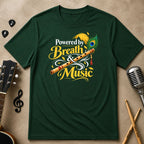 Powered by Breath & Music | Flute Unisex T-Shirt