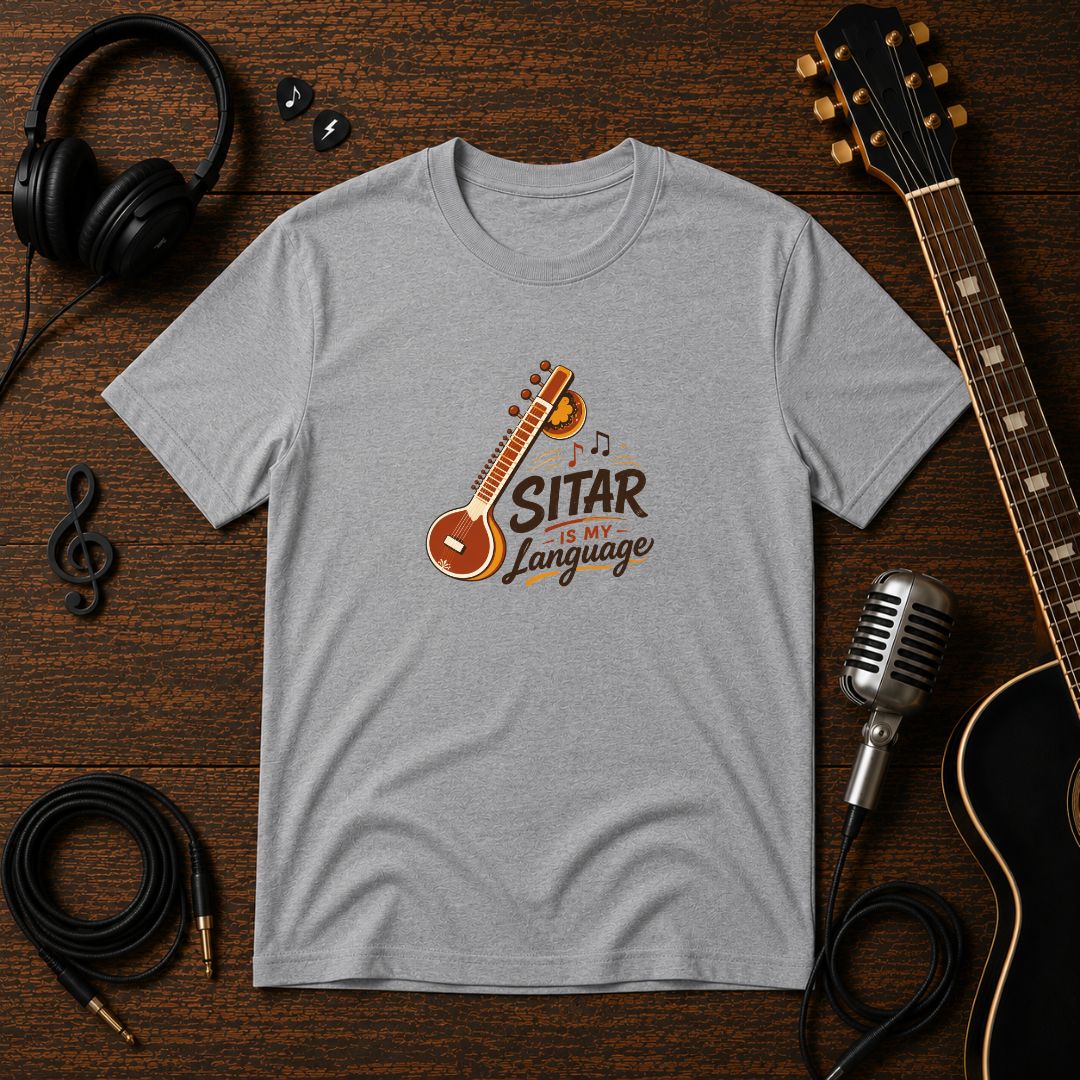 Sitar Is My Language | Unisex Tee