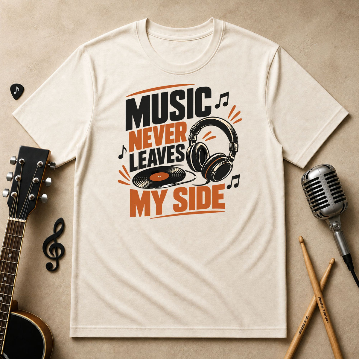 Music Never Leaves My Side | Unisex T-Shirt