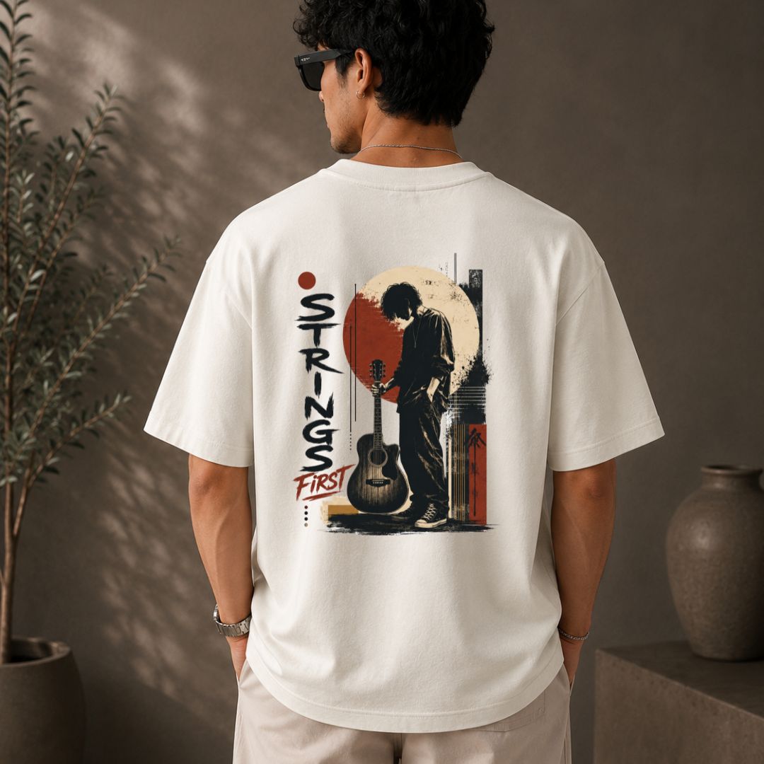 Strings First Oversized Unisex Tee