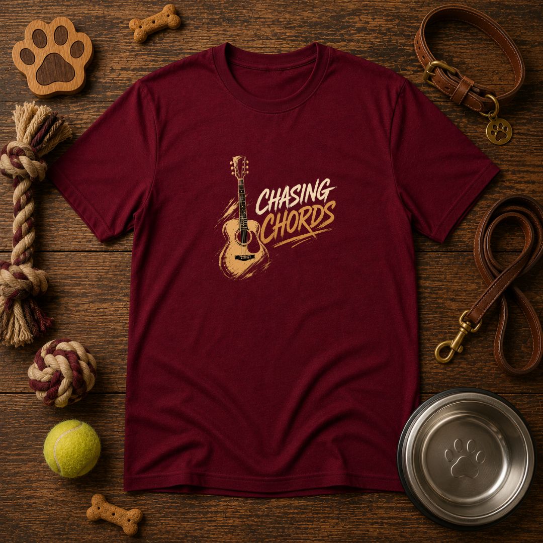 Chasing Chords Guitar T-Shirt | Unisex Tee