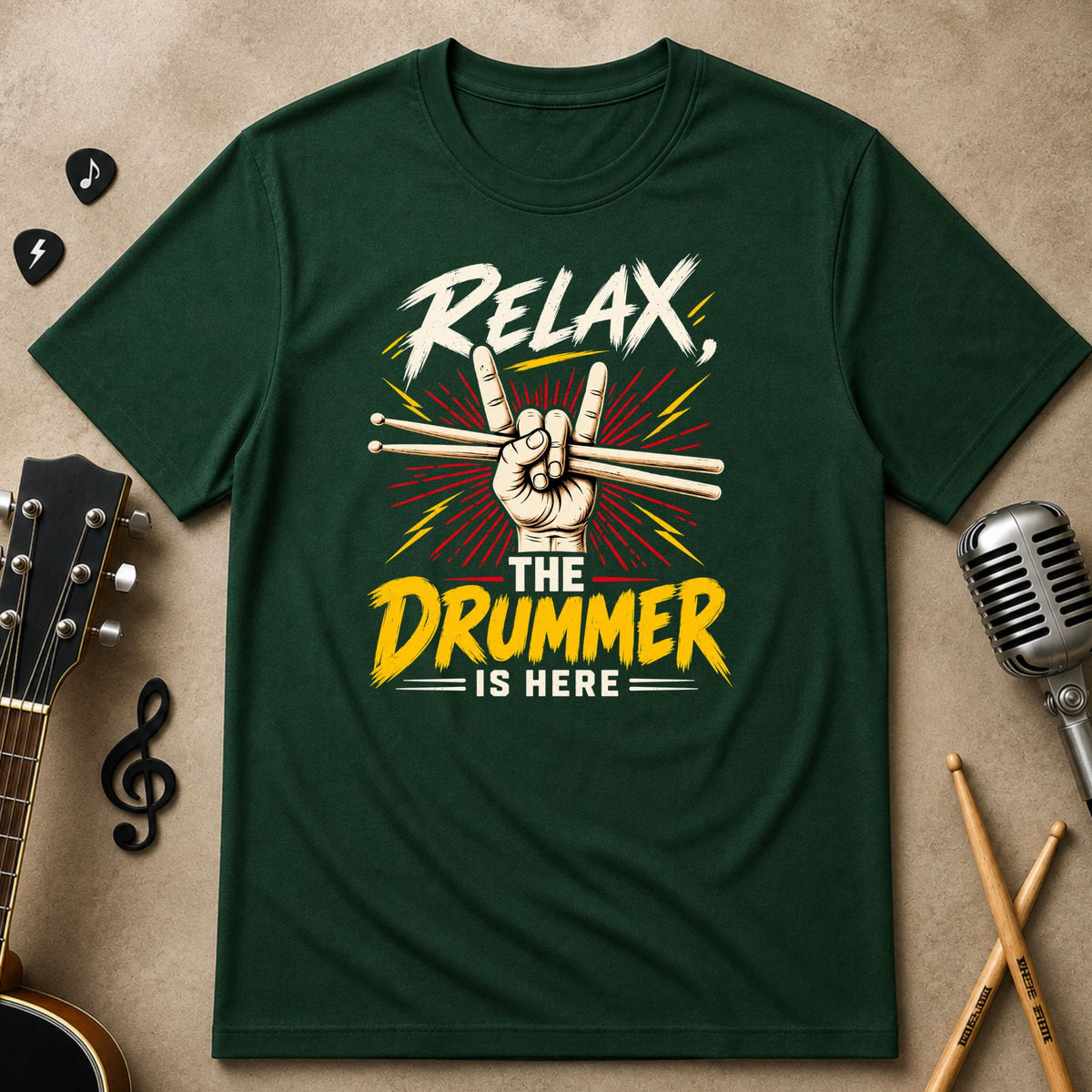 Relax, The Drummer Is Here | Unisex T-Shirt