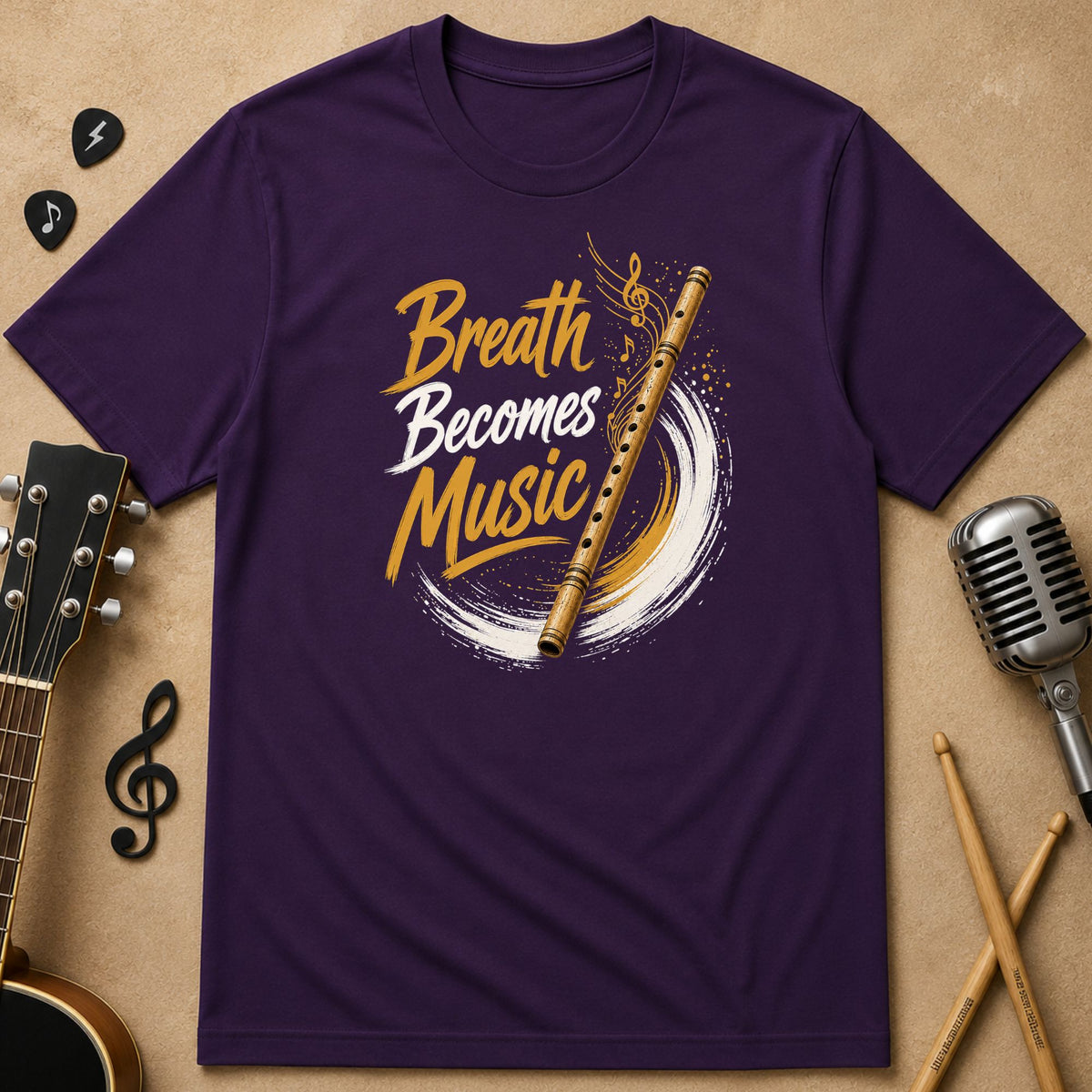 Breath Becomes Music | Unisex T-Shirt