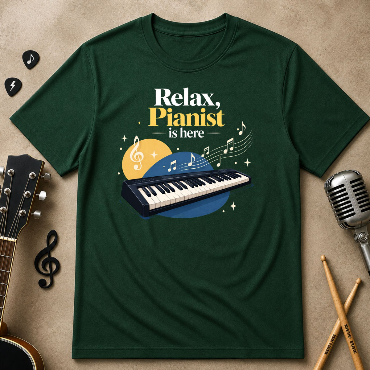 Relax, Pianist Is Here | Unisex T-Shirt