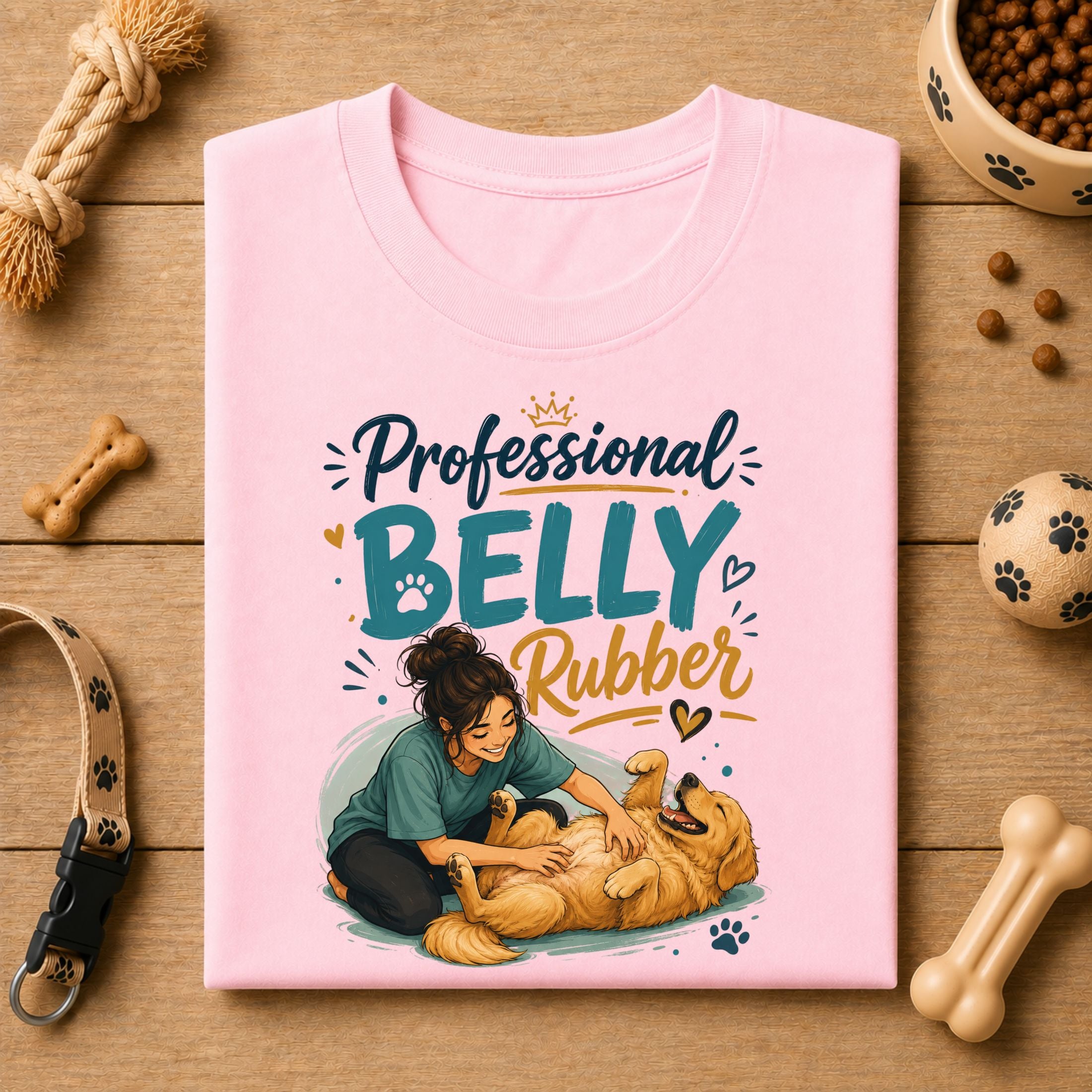 Professional Belly Rubber | Dog Lover Unisex T-Shirt