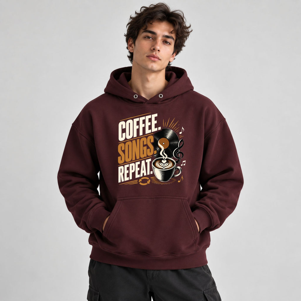 Coffee, Songs, Repeat | Unisex Hoodie