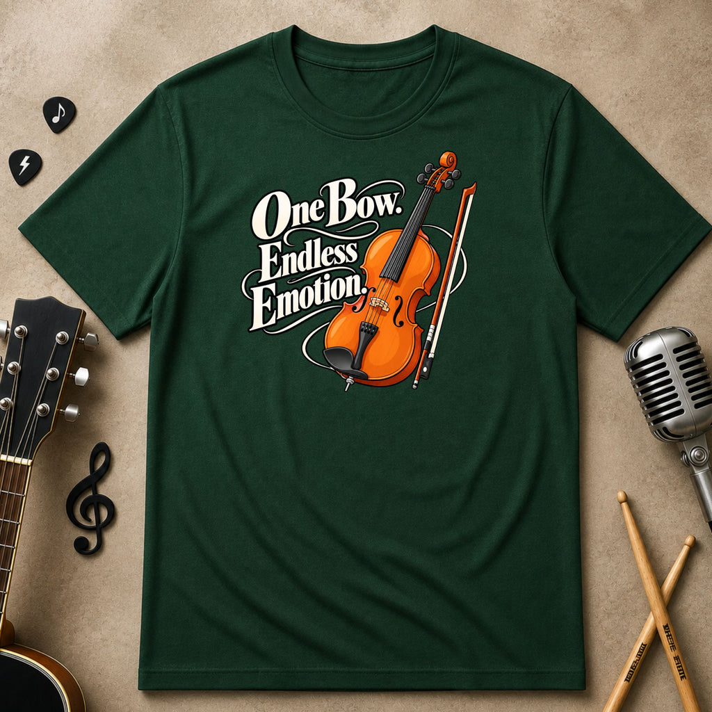 One Bow Endless Emotion | Violin Unisex T-Shirt