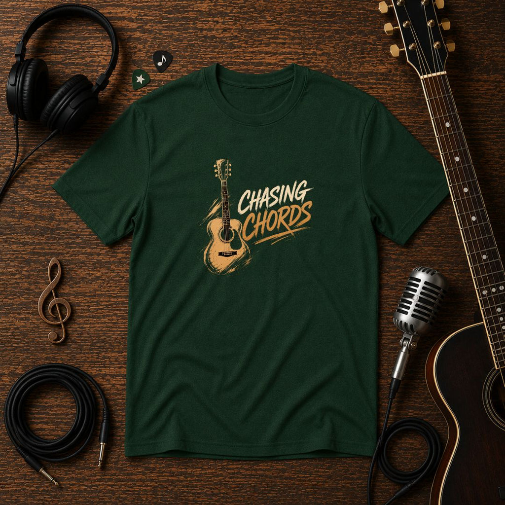Chasing Chords Guitar T-Shirt | Unisex Tee