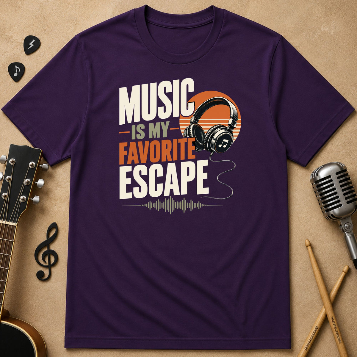 Music Is My Favorite Escape | Unisex T-Shirt