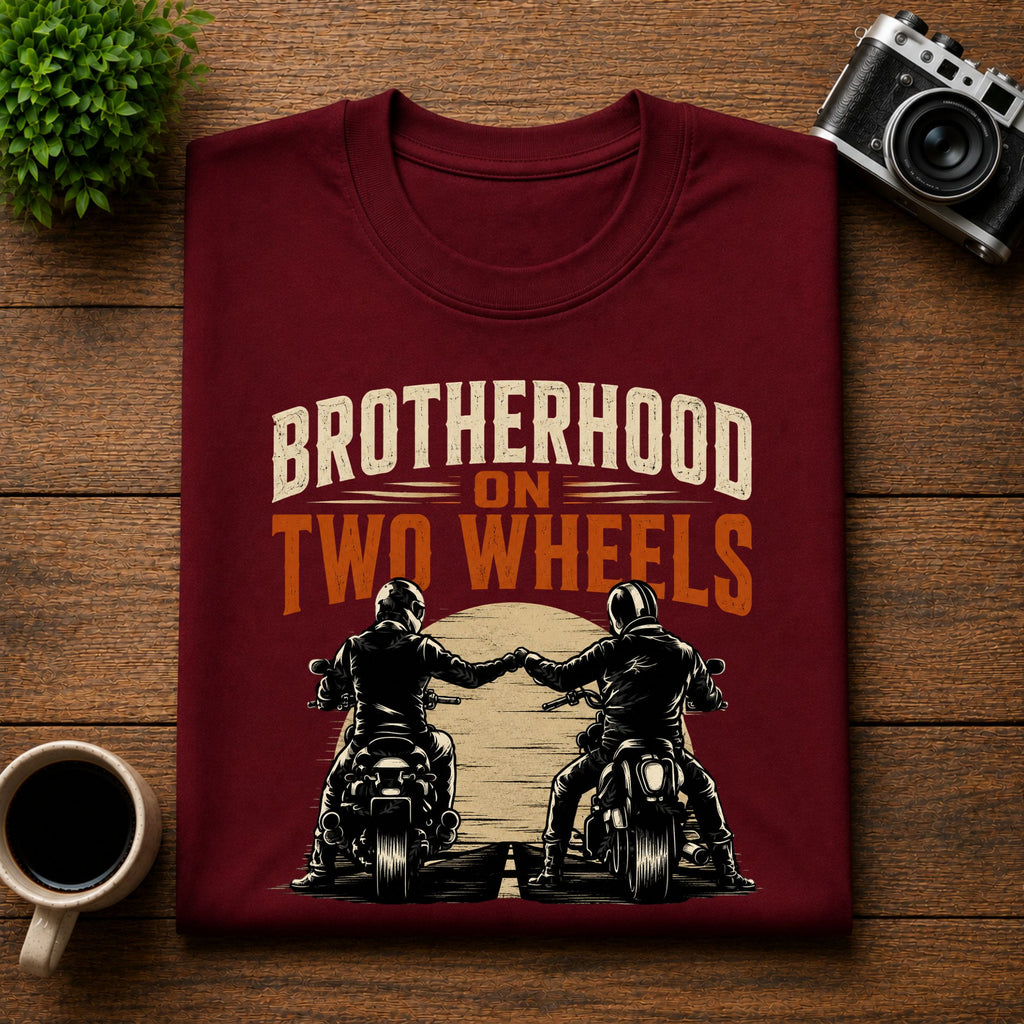 Brotherhood On Two Wheels Biker Unisex Tee