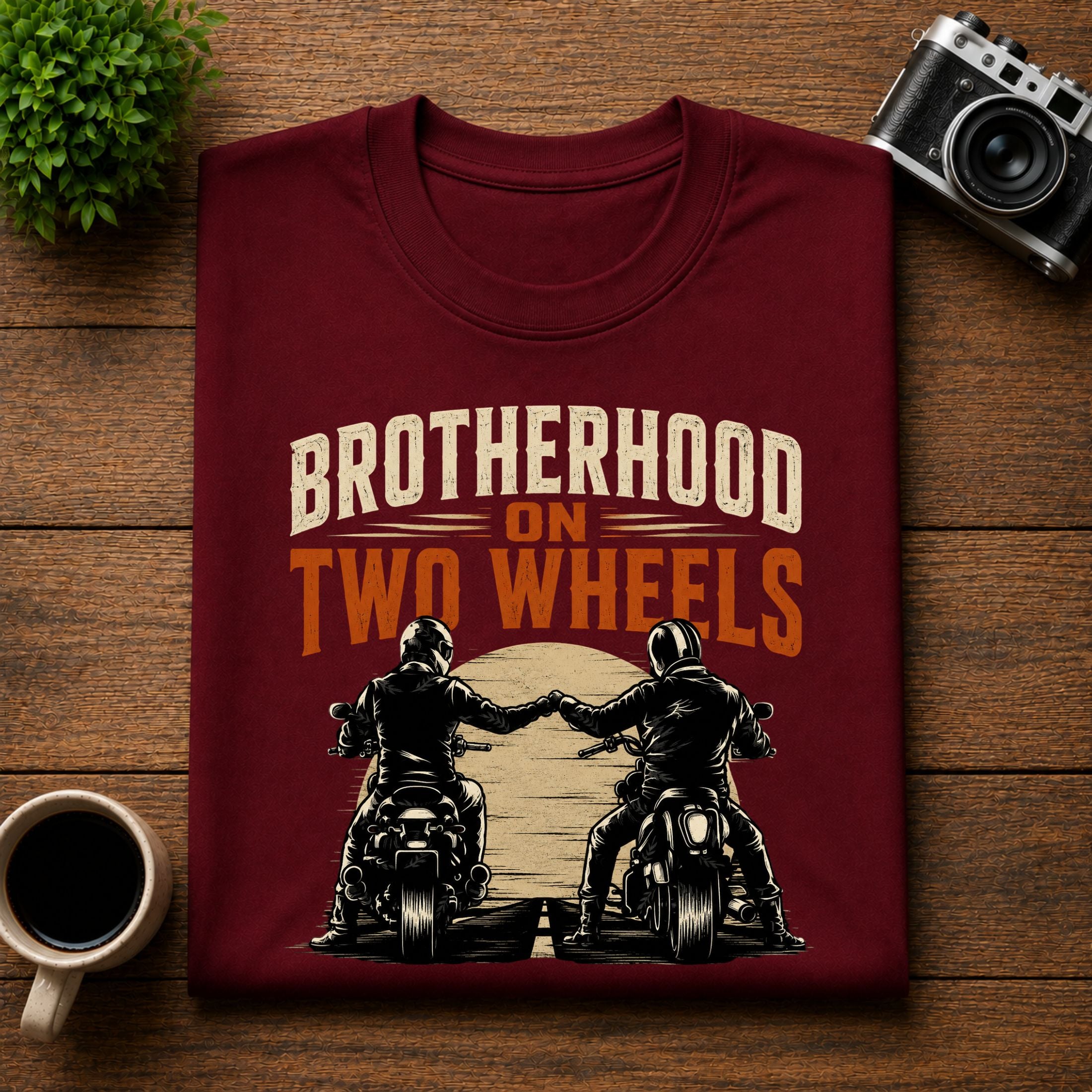 Brotherhood On Two Wheels Biker Unisex Tee
