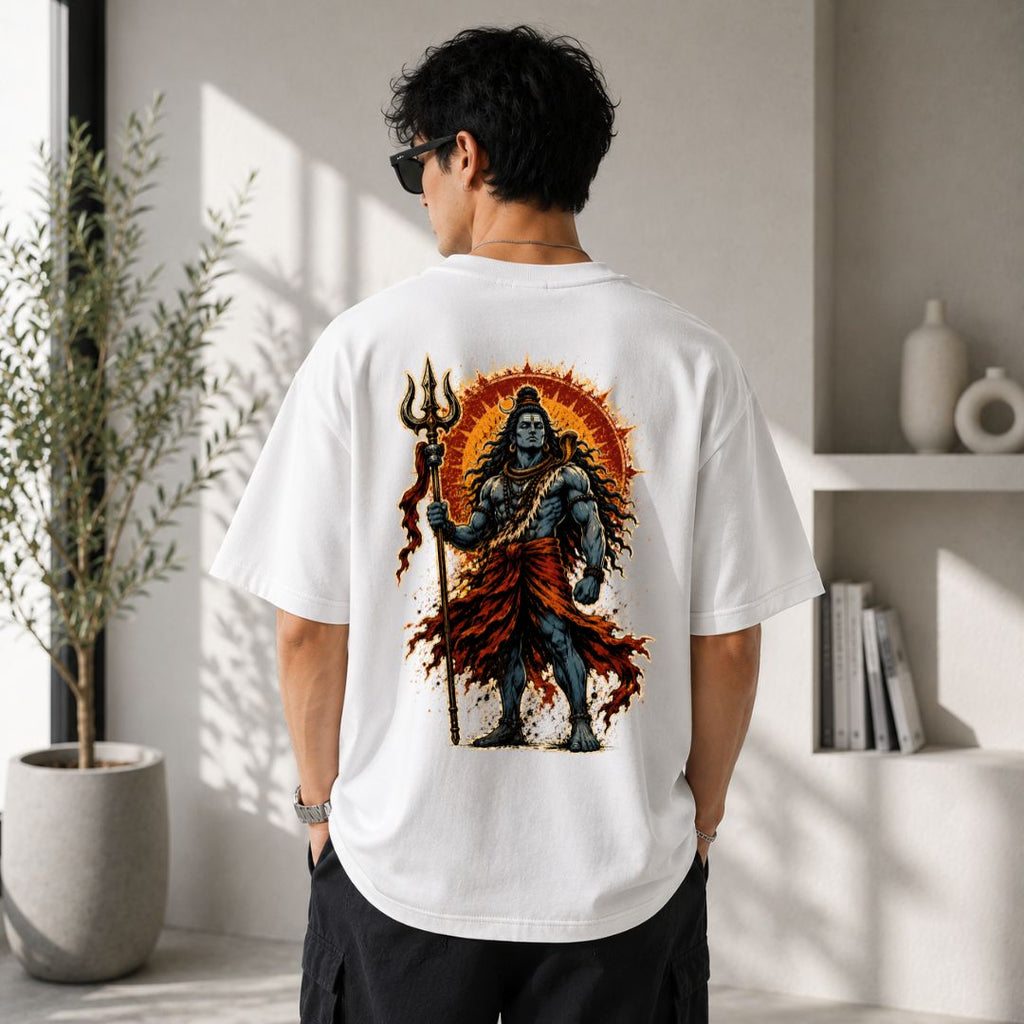 Lord Shiva Oversized T-Shirt | Mahadev Graphic Streetwear Tee