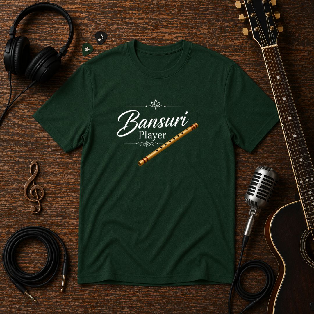 Bansuri Player Unisex Tee