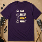 Eat. Sleep. Riyaz. Repeat. Unisex Music Tee