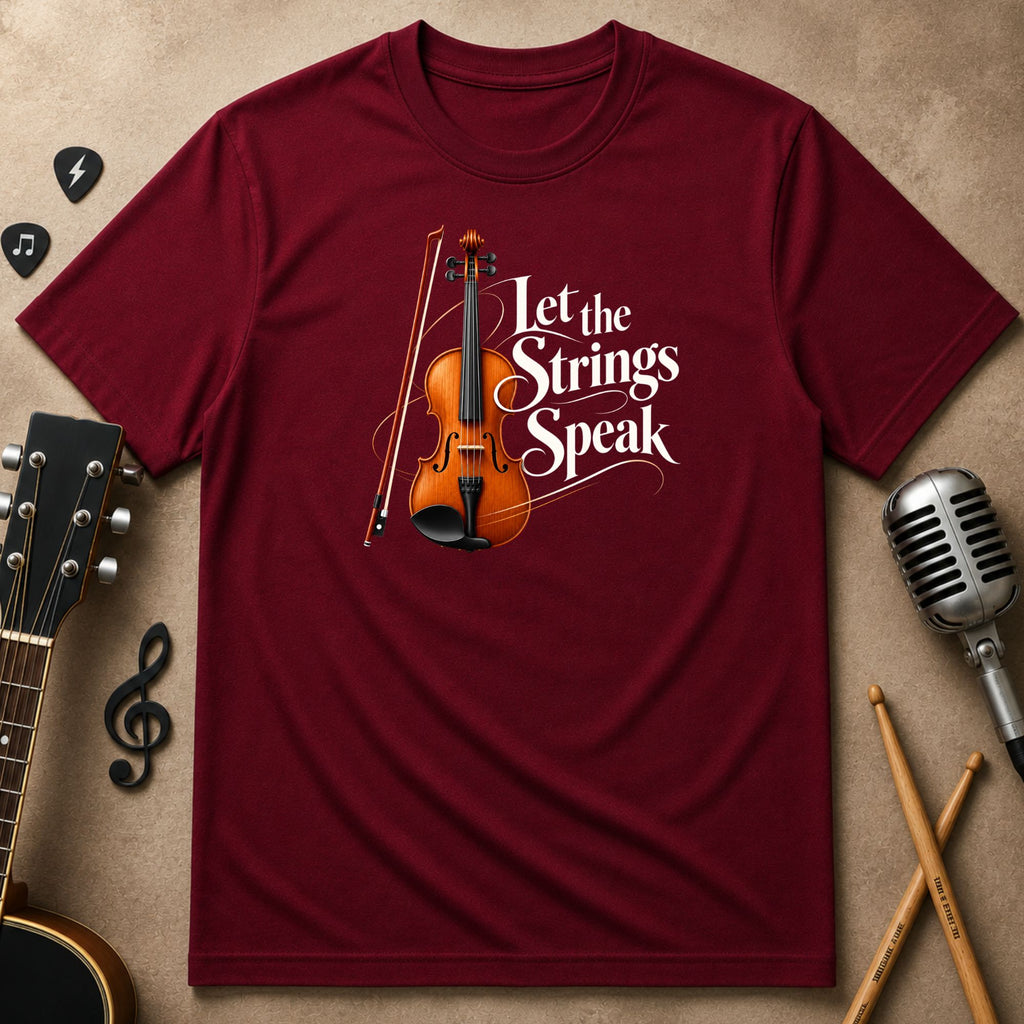 Let the Strings Speak | Violin Unisex T-Shirt