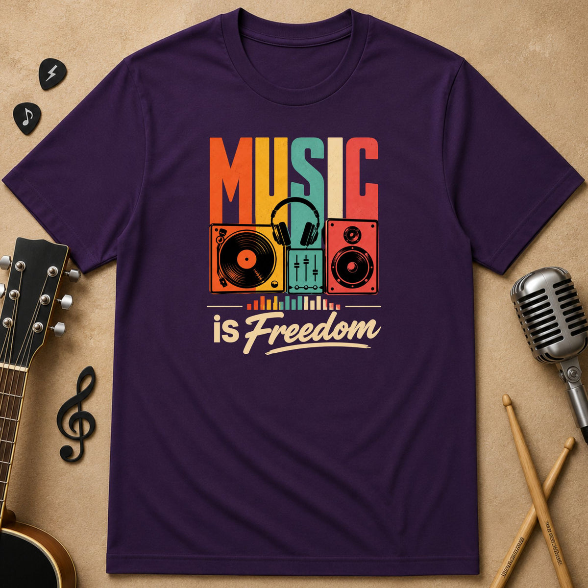 Music Is Freedom | Unisex T-Shirt