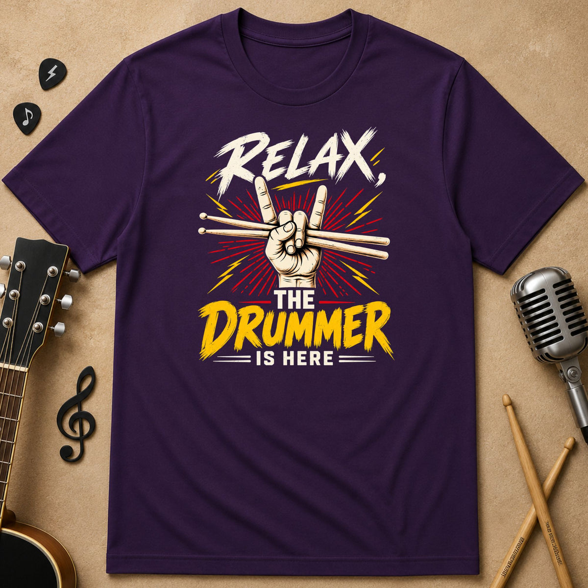 Relax, The Drummer Is Here | Unisex T-Shirt