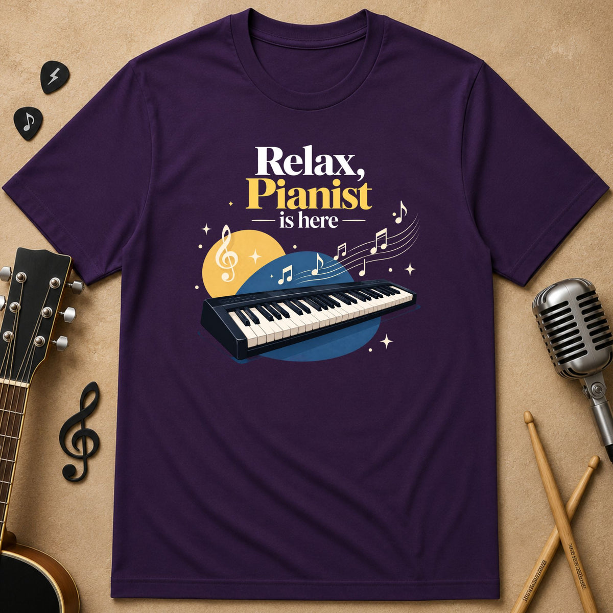 Relax, Pianist Is Here | Unisex T-Shirt