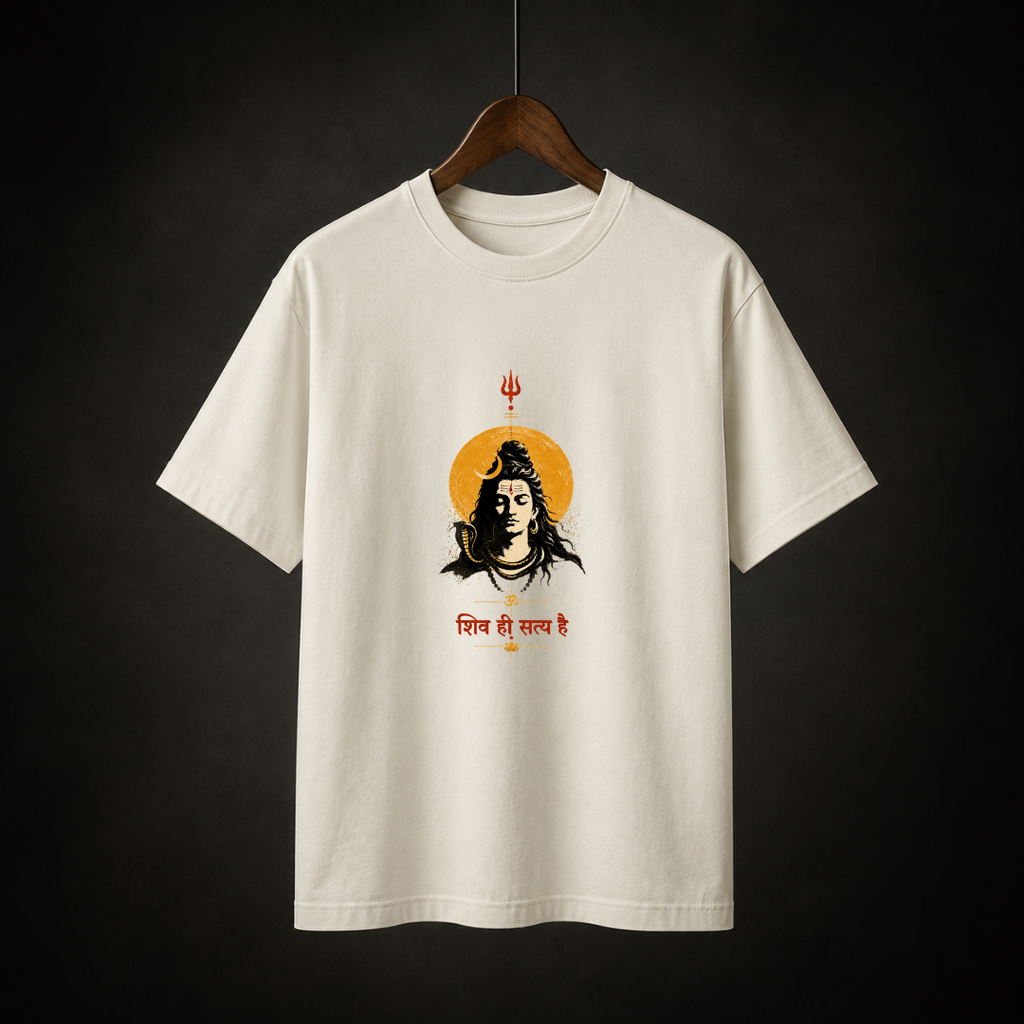 Shiv Hi Satya Hai Lord Shiva Graphic T-Shirt