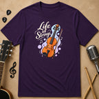 Life in Strings – Violinist Unisex T-Shirt