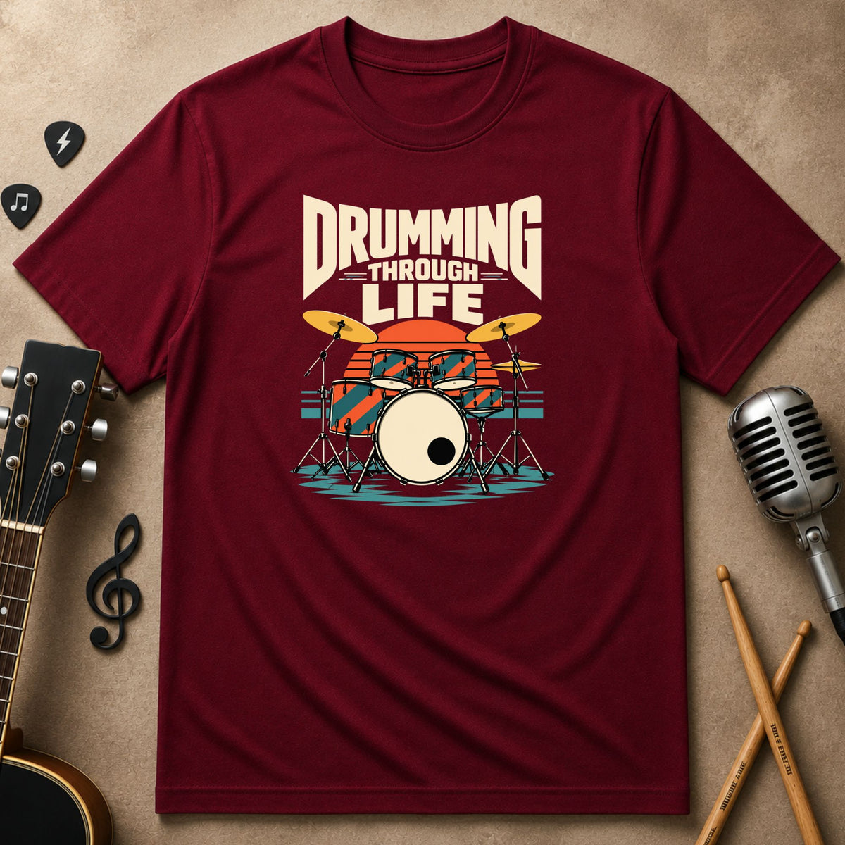 Drumming Through Life | Unisex T-Shirt
