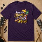 Powered by Breath & Music | Flute Unisex T-Shirt
