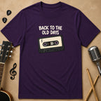 Back to the Old Days | Retro Music T-Shirt