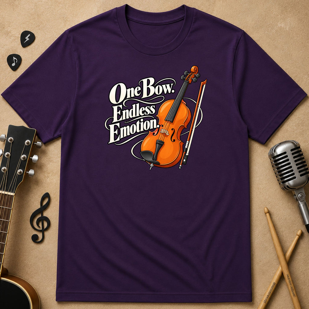One Bow Endless Emotion | Violin Unisex T-Shirt