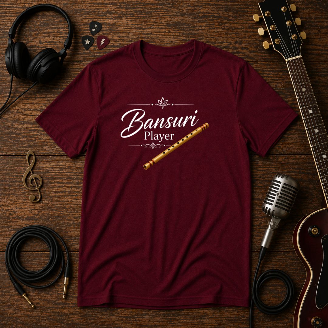Bansuri Player Unisex Tee
