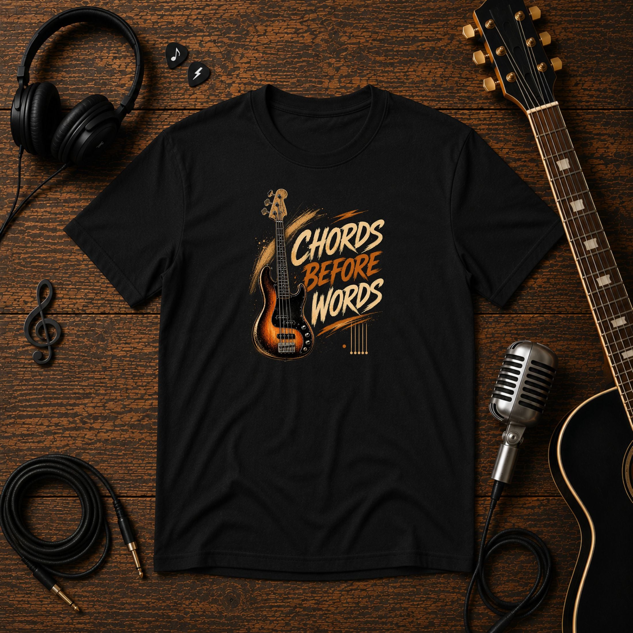 Chords Before Words | Unisex Regular T-Shirt